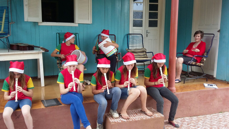 Espírito Natalino e Dindinho nas ruas do Porto